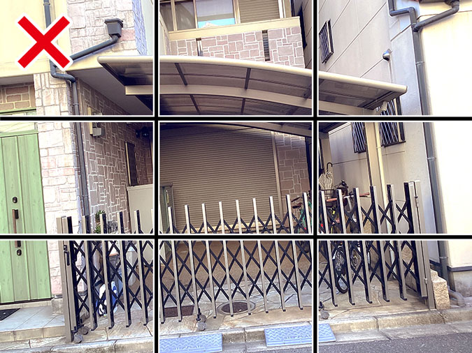 水平・垂直ラインNG例